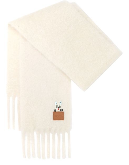LOEWE Mohair and wool scarf - Image 1