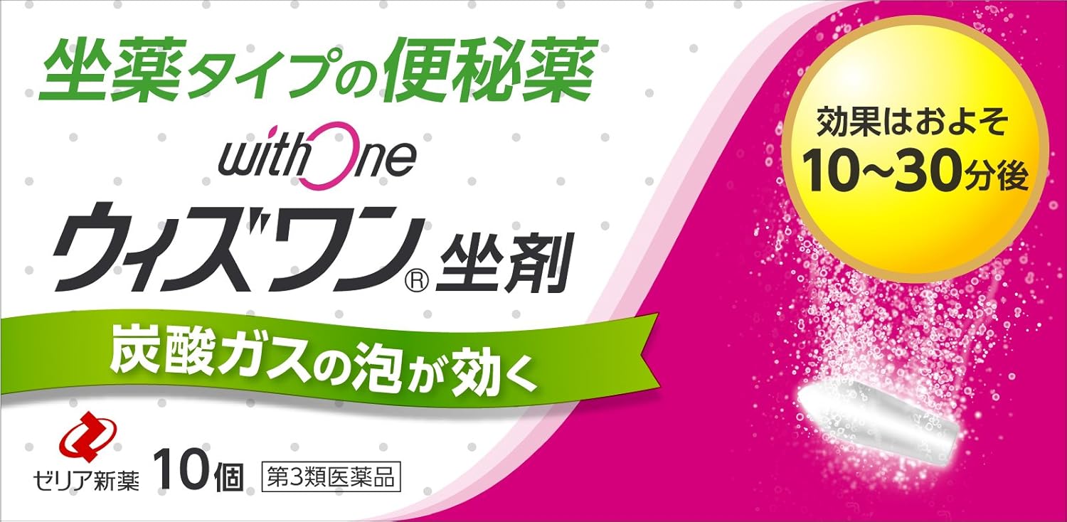 【第3類医薬品】ウィズワン坐剤 10個