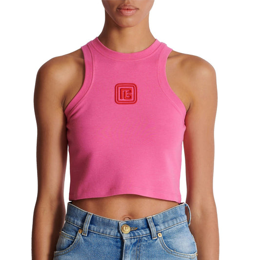 Balmain バルメインクロップドタンクトップ - Image 1