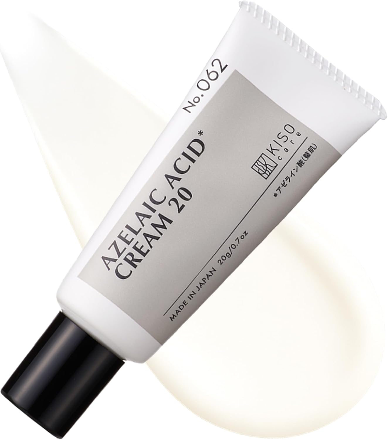 KisoCare Azelaic Acid 20% Cream Hyaluronic Acid x Squalane x CICA Balancing Cream AZ2 0.7 oz (20 g)