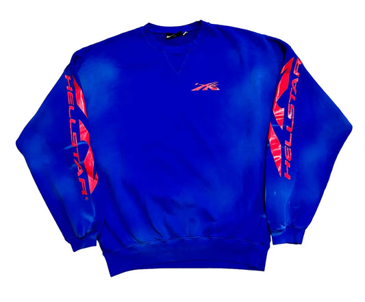 HELLSTAR SPORTS BLUE GEL CREWNECK