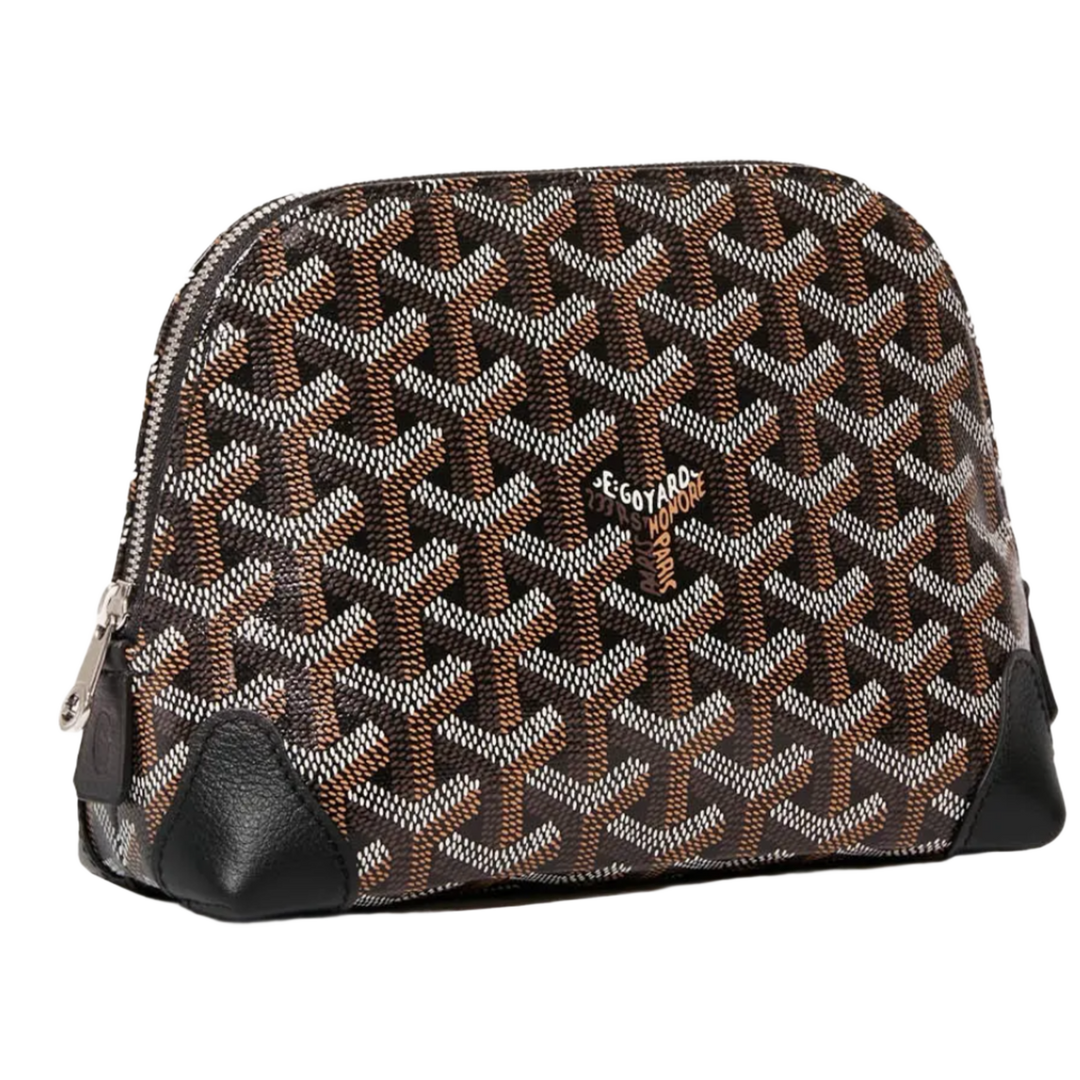 GOYARD 'BLACK' VENDOME COSMETIC POUCH