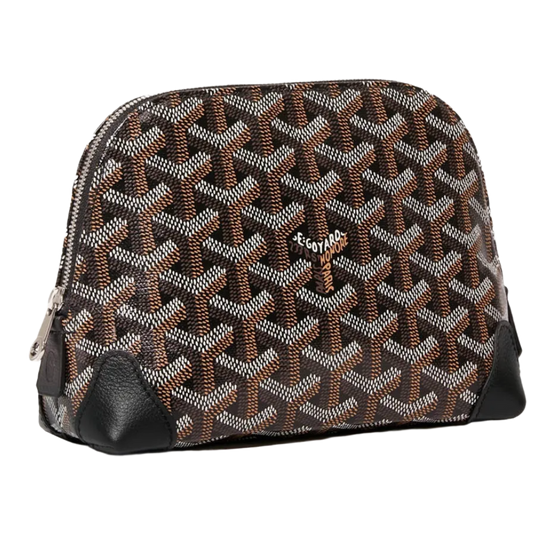 GOYARD 'BLACK' VENDOME COSMETIC POUCH