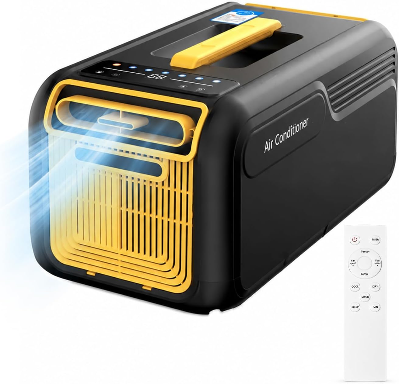 VETESA Portable Air Conditioner 4700BTU (Compatible with Cooling and Heating, Dehumidification Function), Supports up to 13 sq ft (13 tatami mats), 2026 New Model, Rapid Air Conditioning, No