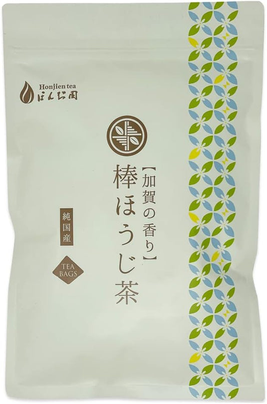 Kaga Roasted Twig Tea Kaga no Kaori 3g×30 packets Tea Bags Honjien tea Japanese Tea Ishikawa Prefecture Tea Merchants Cooperative Association Authorized tea shop product