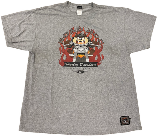 HARLEY DAVIDSON 'ROAD DOG' GREY VINTAGE TEE
