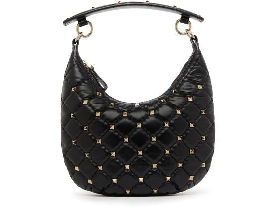 VALENTINO GARAVANI ロックスタッズ スパイク ミニ ホーボーバッグ - Image 1