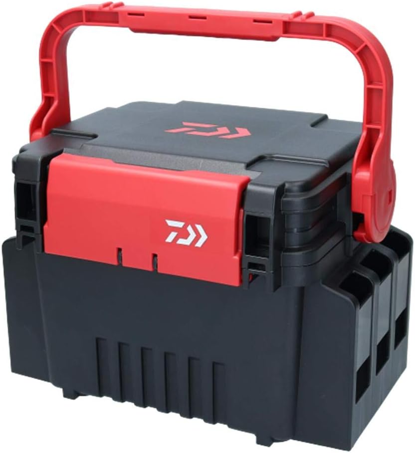 DAIWA Tackle Box, TB3000, 4000, 5000, 7000, 9000, Black/Red, Black/Green