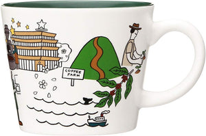Starbucks Stava Mug Coffee Journey 14 oz Coffee Journey Roastery Tableware Logo Cup White Starbucks Reserve Roastery Japan Tokyo Medium Mekuro Limited