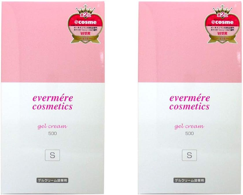 [Set] Evamer Gel Cream, 17.6 oz (500 g) (S), Refill Set of 2
