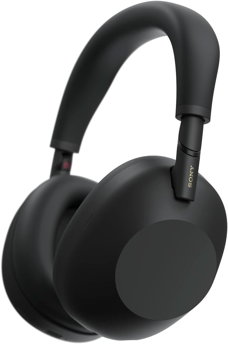 Sony WH-1000XM6 Black: Wireless Headphones World Class Noise Cancelling Bluetooth Long Battery Foldable Outsound Capture Headphones