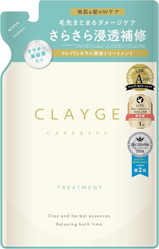 CLAYGE Treatment SR Smooth Floral Musk Scent, Refill, 13.5 fl oz (400 ml) (x1), Single Item