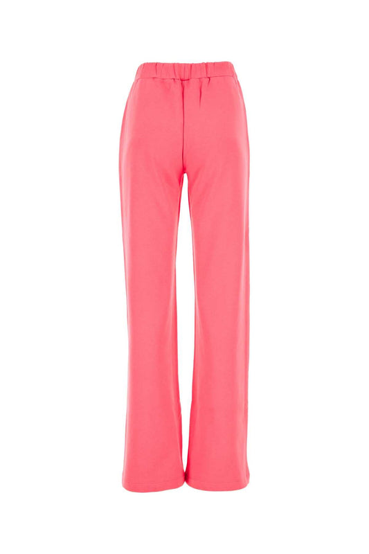 Chiara Ferragni キアラフェラーニダークピンクのコットンジョガー - Image 1