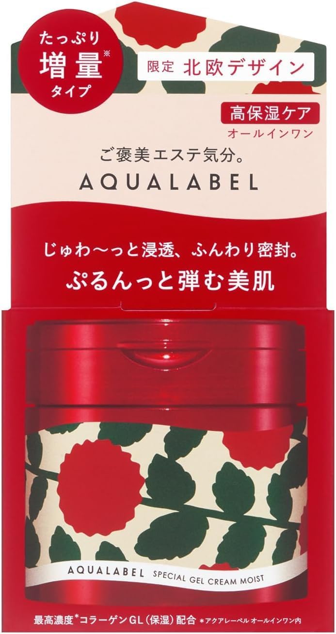 Aqua Label Special Gel Cream EX (Moist) L Cream, Eye Cream, Gentle Fragrance Herbal Rose Body, 3.9 oz (111 g)