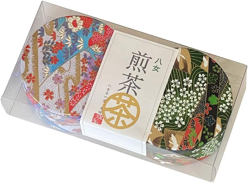 Tea Souvenir Mini Gift Yamecha Sencha 2pcs Japanese Paper Can MK-18 Yamecha no Sato