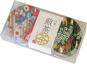 Tea Souvenir Mini Gift Yamecha Sencha 2pcs Japanese Paper Can MK-18 Yamecha no Sato