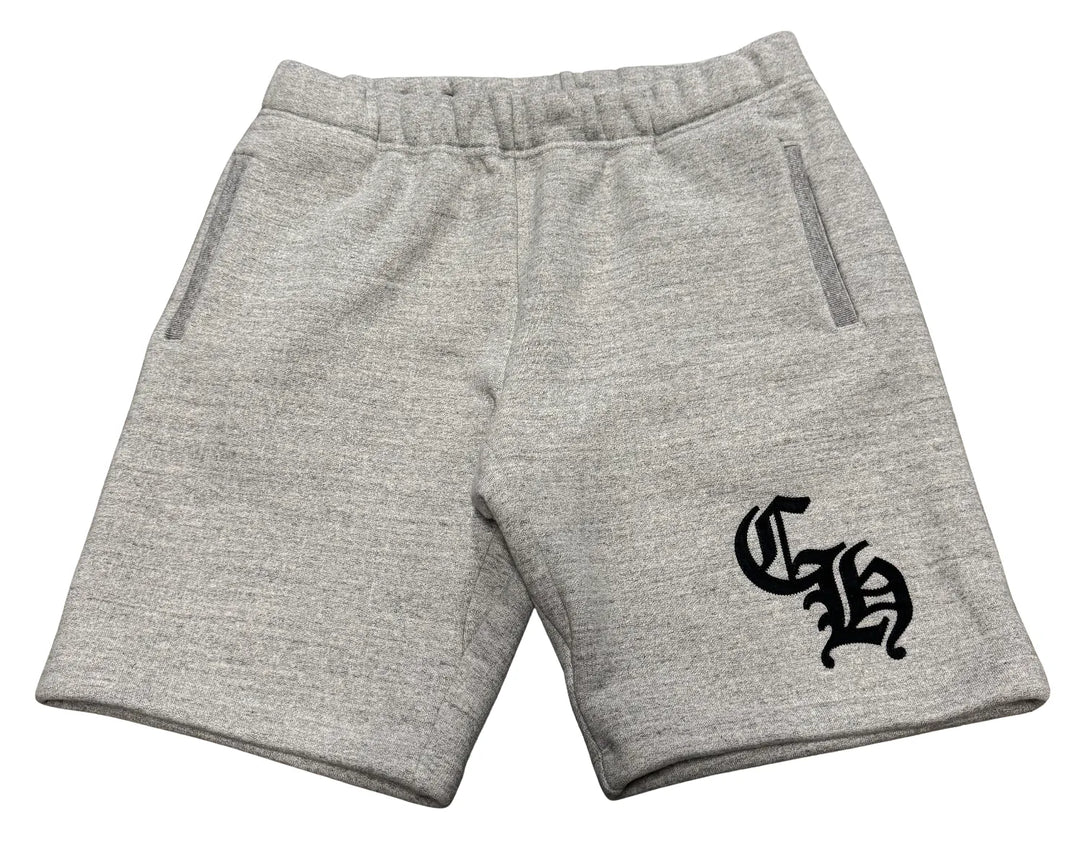 CHROME HEARTS 'GREY' SEVEN-11 CH SHORTS