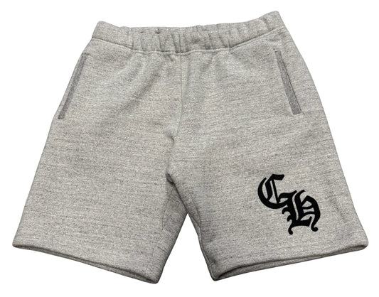 CHROME HEARTS 'GREY' SEVEN-11 CH SHORTS
