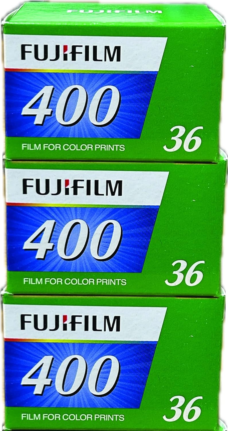 Fuji Film 400 Color Printing Films 36 Sheets Set of 3