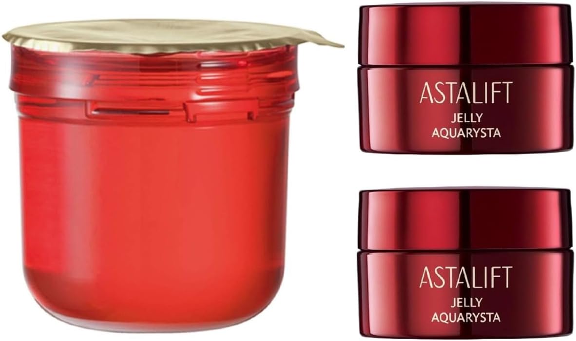 Astalift [Set of About 2 Weeks Mini Included] Jelly Aquista Replacement Refill (Jelly-Shaped Precedent Serum) Approx. 2 Months (2.1 oz (60 g) + Approx. 14 Days (0.2 oz (7 g) Mini x 2)