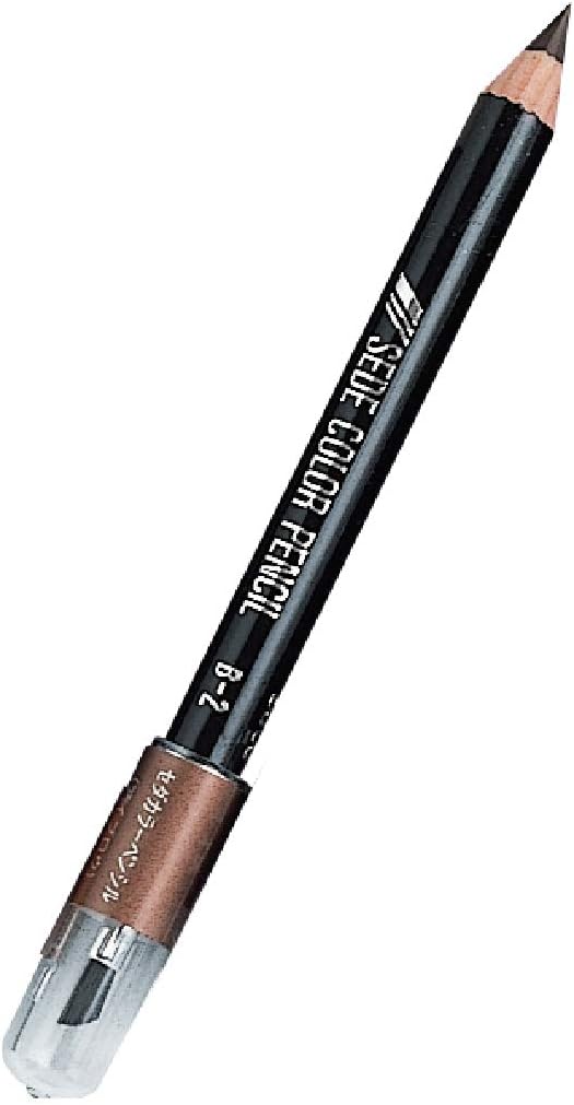 Eyebrow Pencil, Color Pencil, B2, Dark Brown (Pencil, Eyebrow Pencil, Eyebrow Pencil, Brown, Brown with Brush) [Seda]