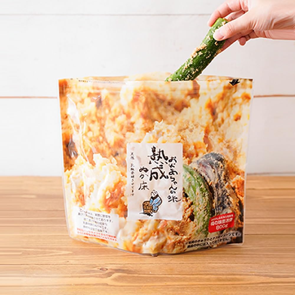 Tarunoaji Nuka Bed Stand Pack 800g, Additive-Free, Ready to Pickle, No Container Needed, Can Be Stored in the Refrigerator, Made with Domestic Ingredients, Long-Term Aged, Fermented