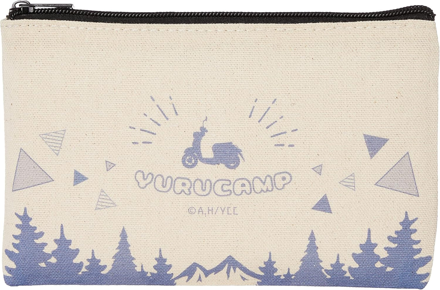License Agent Yurucamp Flat Pouch Design 06 (Motif/A)