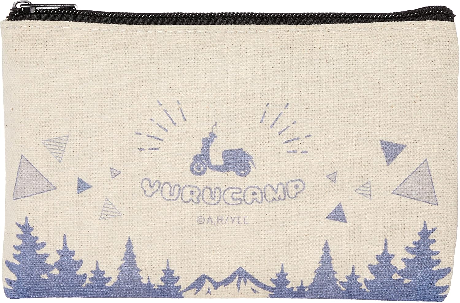 License Agent Yurucamp Flat Pouch Design 06 (Motif/A)