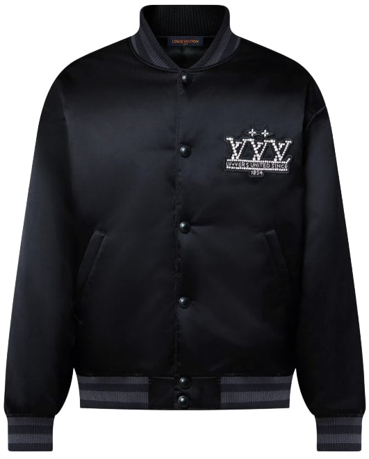LOUIS VUITTON 'LOVERS UNITED' NYLON BASEBALL BLOUSON