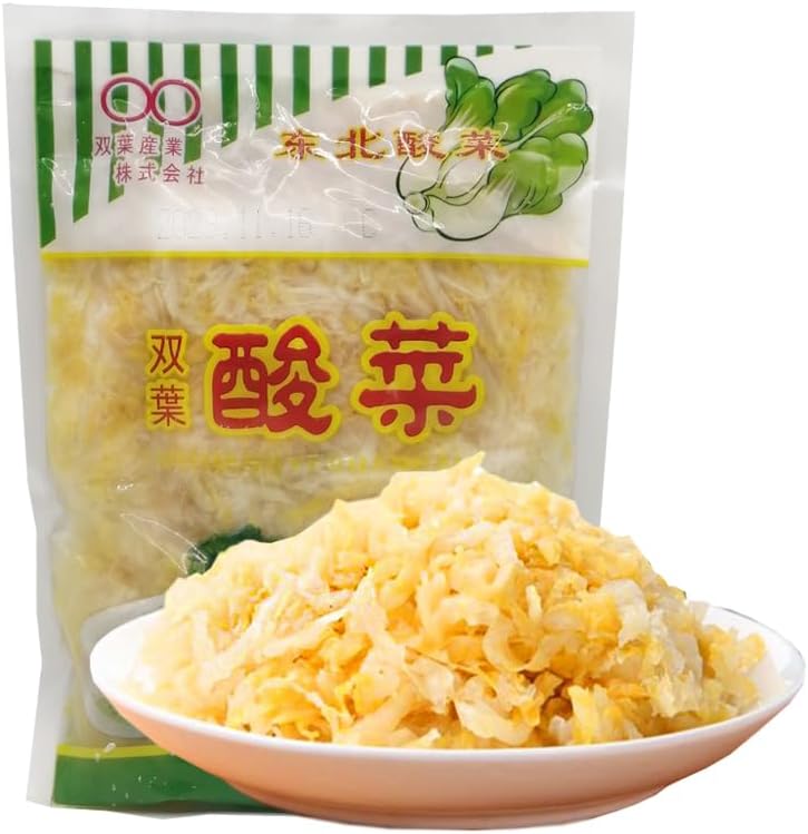 Choose from 4 types of Tōhoku sour cabbage, authentic Chinese sour cabbage, pickled white cabbage for hot pot and dumplings (Futaba sour cabbage, 500g)