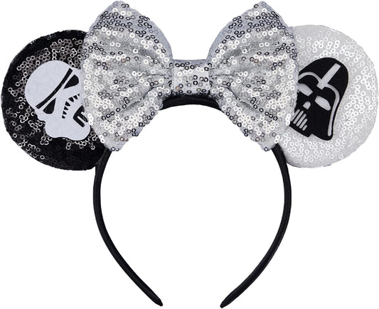 FANYITY Serre-tête oreilles de souris à paillettes pour garçons filles femmes