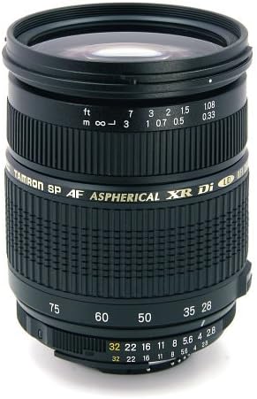 Tamron 28-75mm f/2.8 Canon Di Autofocus SLR Macro lens Black