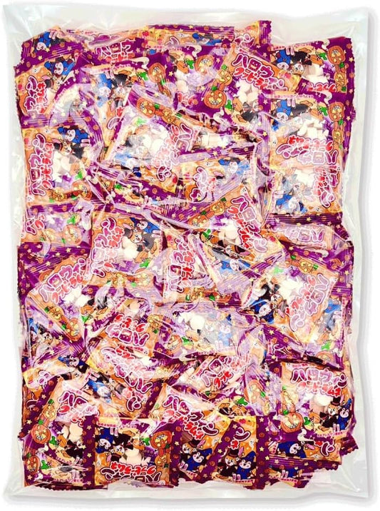 Halloween Kookie Ramune Set of 100 Bags + Halloween Limited Design Bag / Perfect as a Present or Petite Gift! Kooppie Lamune Dagashi, Candy Assortment