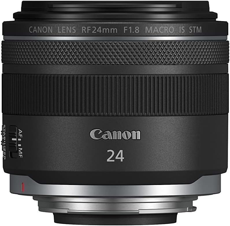 Canon RF24mm F1.8 Macro is a STM lens