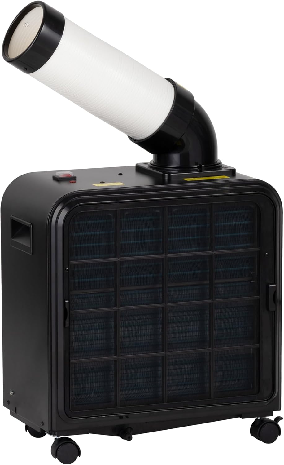 Koden AZS181HBB Mini Spot Cooler, Commercial Use, No Drainage, Tankless Design, No Drainage Required, 100 V, Dustproof Switch, Spot Air Conditioner, Small, Simple Cooler, Handle and Casters, Black