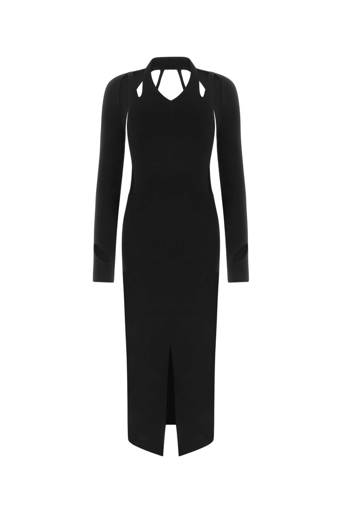 Dion Lee ディオンリーブラックウールドレス - Image 1