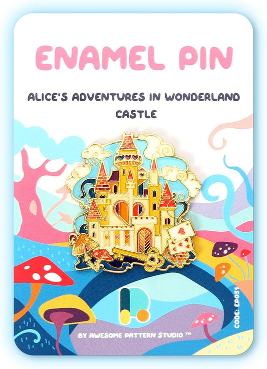 Pin esmaltado – Alicia en el país de las maravillas Edición Coleccionista, Pin de recuerdo duradero y elegante para mochilas, chaquetas, sombreros y accesorios