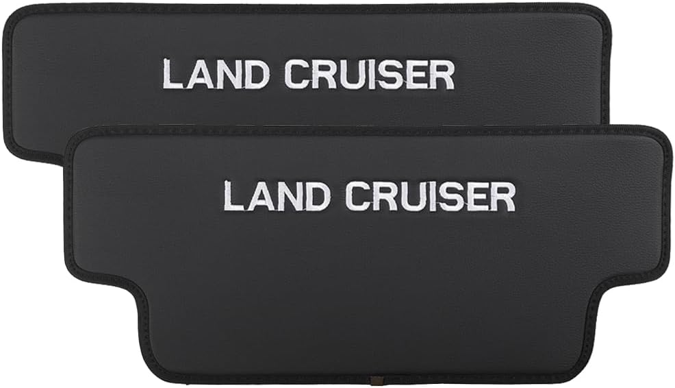 Toyota Land Cruiser 250 Series Rankle 250 Kick Guard Seat Back Leather Mat Seat Back Protector Interior Stain Resistant Logo