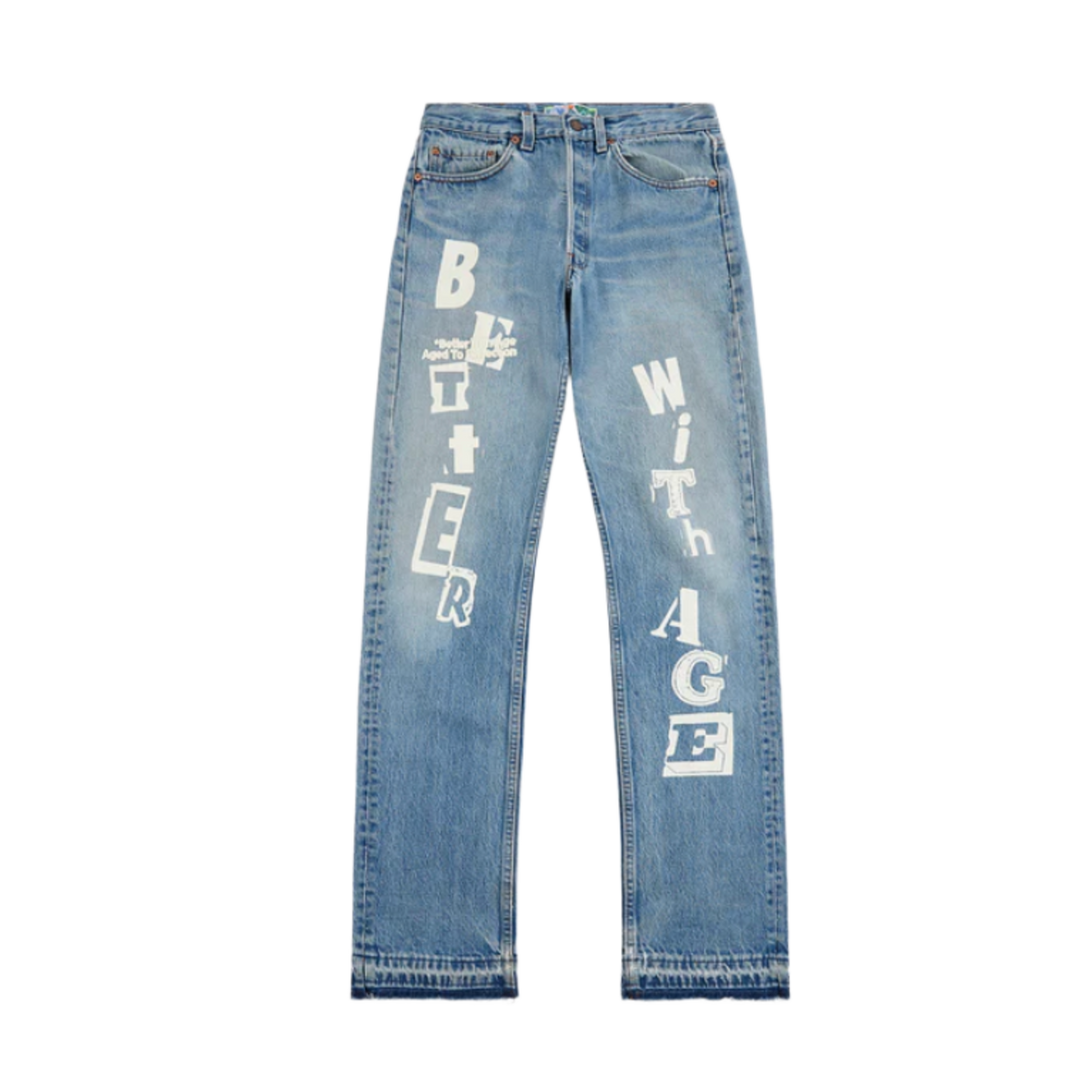 BETTER WITH AGE 'CROISET DENIM' LIGHT BLUE JEANS