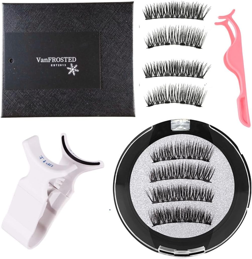 磁気まつ毛 のり不要 マグネット 吸着 つけまつげ 磁気 つけまつ毛 磁石 3D ミンク ボリューム大 ふさふさ くり返し使える セット 専用 アプリケーター ピンセット キット (L07ストロベリーキャンディ)