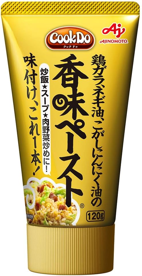 Ajinomoto CookDo Flavored Paste 4.2 oz (120 g) Tube Chinese Stock Chicken Broth Scallion Oil Roasted Garlic