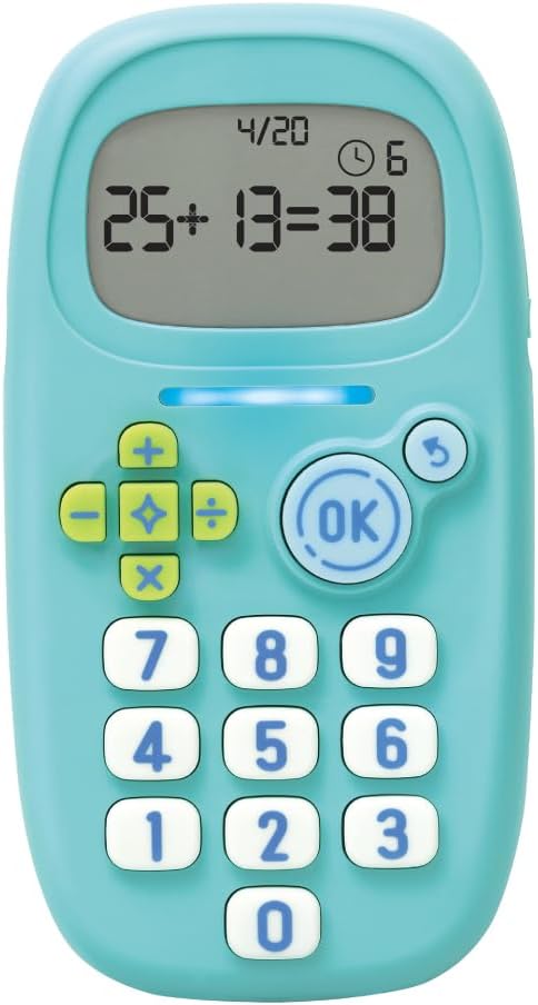 Sonic Mint Blue GS-1139-MB Mint Math Drill, For Arithmetic Calculation, Uka Suppo
