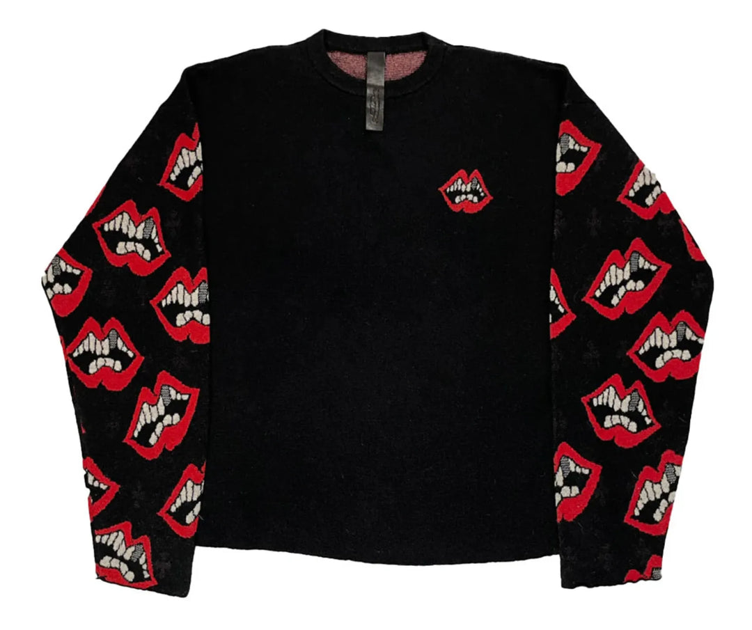 CHROME HEARTS MATTY BOY 'CHOMPER' CASHMERE SWEATER