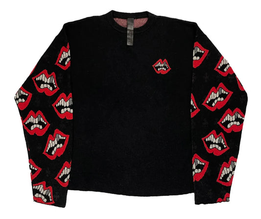 CHROME HEARTS MATTY BOY 'CHOMPER' CASHMERE SWEATER