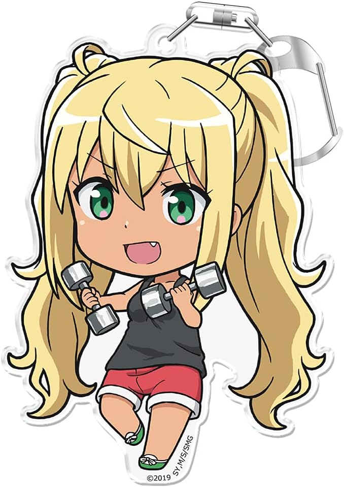 Azu Maker How Many Kilograms Can I Hold Dumbbells? Punikoro! Key Chain (with Stand) Hibiki Sakura, Free
