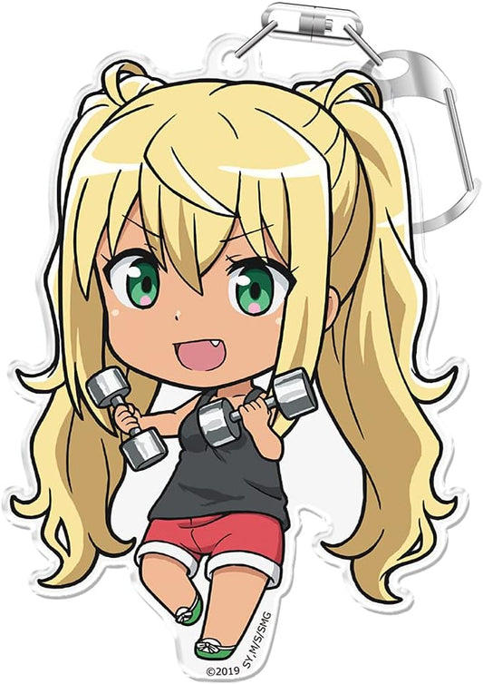 Azu Maker How Many Kilograms Can I Hold Dumbbells? Punikoro! Key Chain (with Stand) Hibiki Sakura, Free