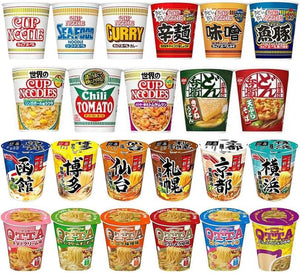 Popular Cup Noodles Assortment, 8 Types Total, Local, Classic, Ethnic, Japanese Style Couple Ramen Set, Popular Instant 8 Servings, Assorted Emergency Food, Set of 8 Random Types (8 Types Available)