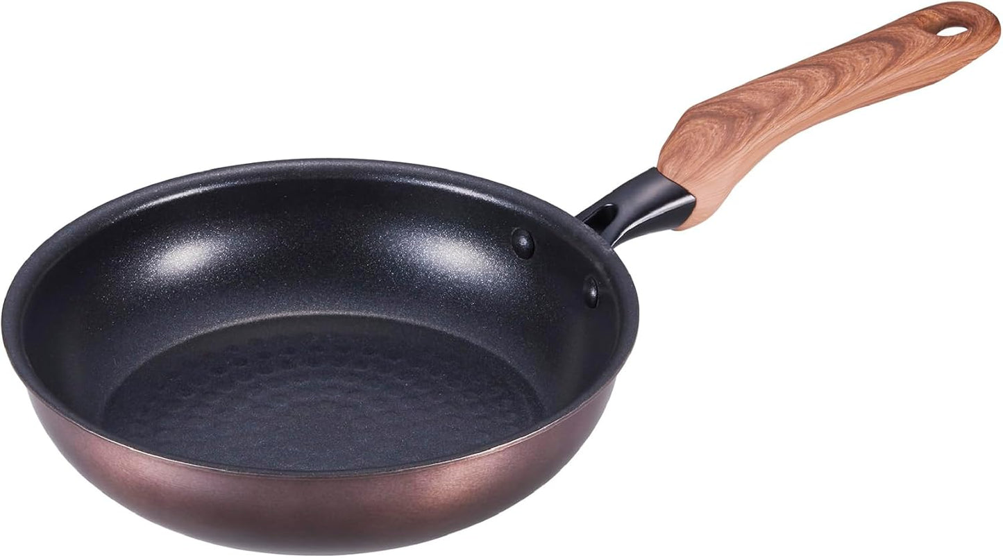 Takehara IH Frying Pan, 7.9 inches (20 cm), Warakutei, Made in Japan, Small, Smooth, Light and Easy to Use