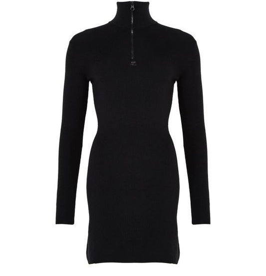 COURREGES Zipped mockneck dress - Image 1