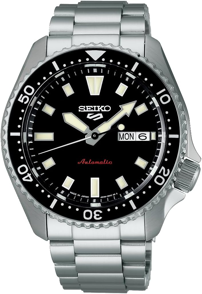 Seiko 5 Sports SKX Series "SKX399" Mechanical Automatic (Hand Winding Included) Men's, Dial: Black, Bracelet Type